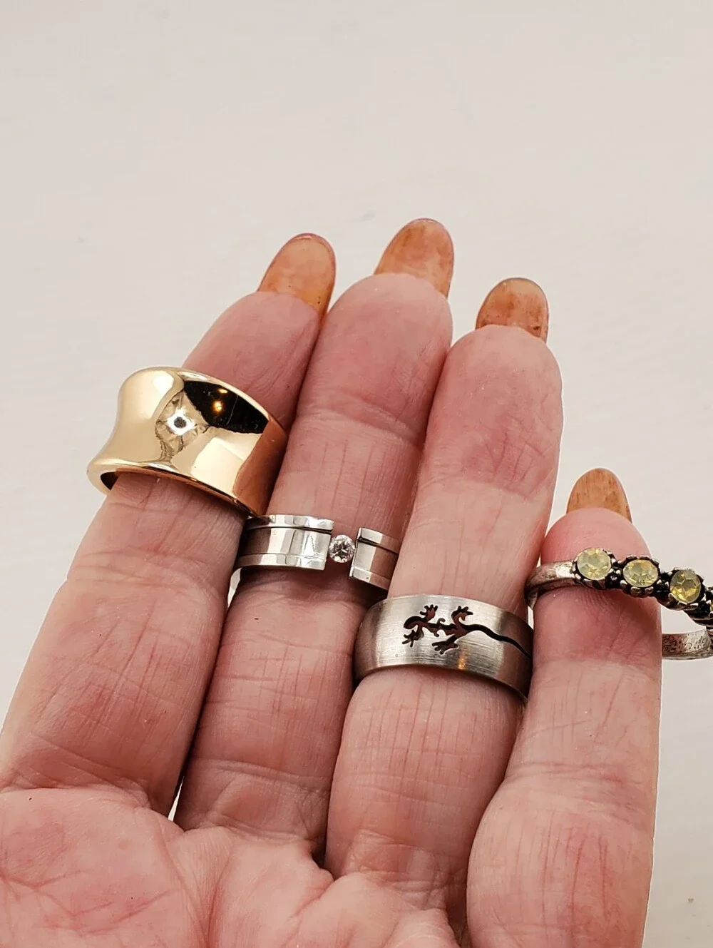 Bundle Natural Stone Plus Rings - Picture 3 of 5